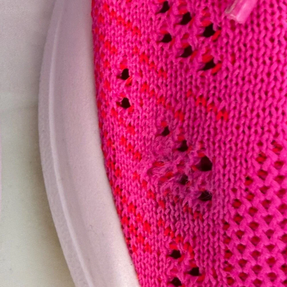 New Balance 890v7 Pink Knit Running Shoes W890PO7 11 Athletic Sneakers 14-07